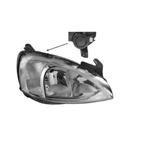 Hauptscheinwerfer VAN WEZEL 3777962 f&uuml;r OPEL, rechts