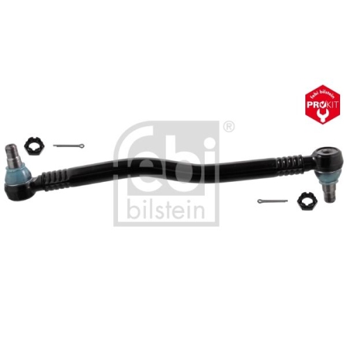 Febi Bilstein 44792 Lenkstange mit Kronenmuttern und Splinten, vom 1. Lenkzwischenhebel zum 2. Lenkzwischenhebel , 1 St&uuml;ck