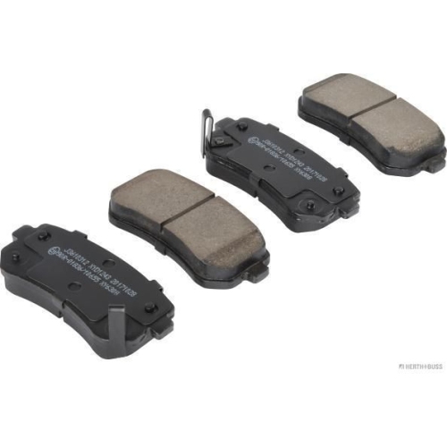 Bremsbelagsatz, Scheibenbremse HERTH+BUSS JAKOPARTS J3610312 f&uuml;r HYUNDAI KIA