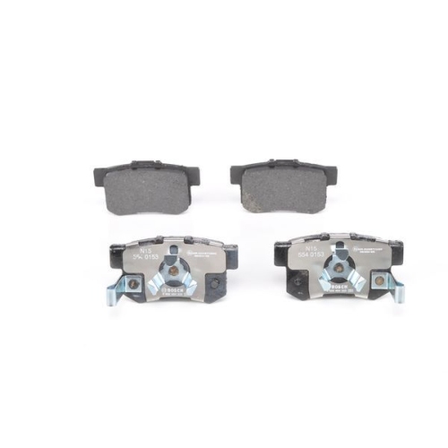 Bremsbelagsatz, Scheibenbremse BOSCH 0 986 494 233 f&uuml;r HONDA, Hinterachse