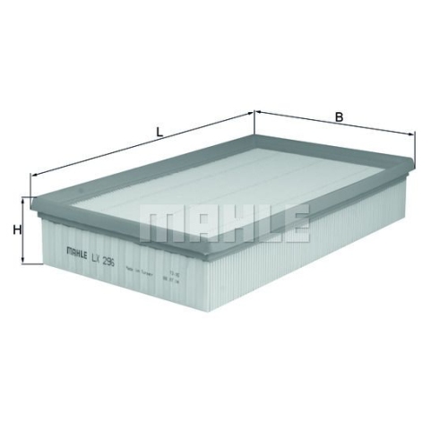 Luftfilter KNECHT LX 296 f&uuml;r FORD GMC VAG