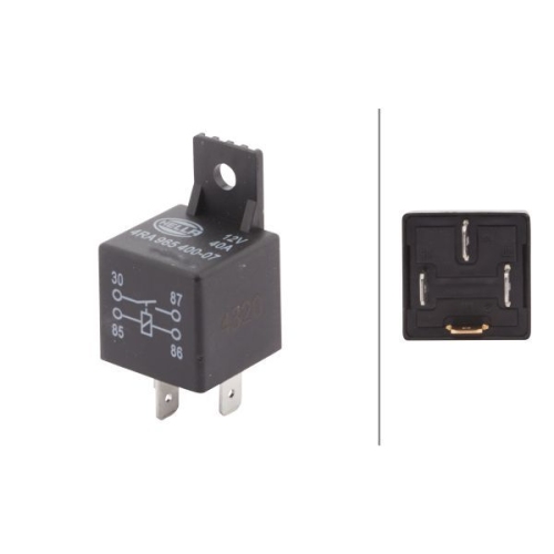 Relais, Arbeitsstrom HELLA 4RA 965 400-071 f&uuml;r AUDI BMW DAF FORD OPEL VOLVO VW