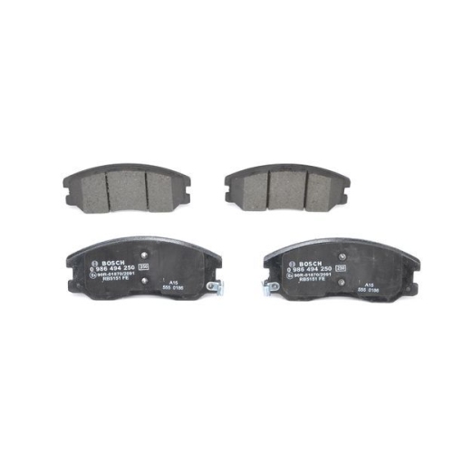 Bremsbelagsatz, Scheibenbremse BOSCH 0 986 494 250 f&uuml;r OPEL SAAB VAUXHALL HOLDEN