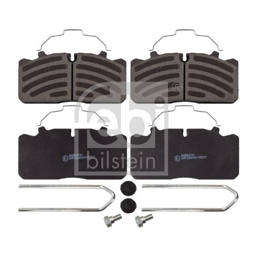 Febi Bilstein 16564 Bremsbelagsatz mit Anbaumaterial, 1 St&uuml;ck