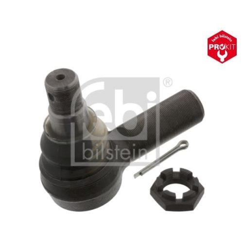 Febi Bilstein 18939 Spurstangenendst&uuml;ck mit Kronenmutter und Splint , 1 St&uuml;ck