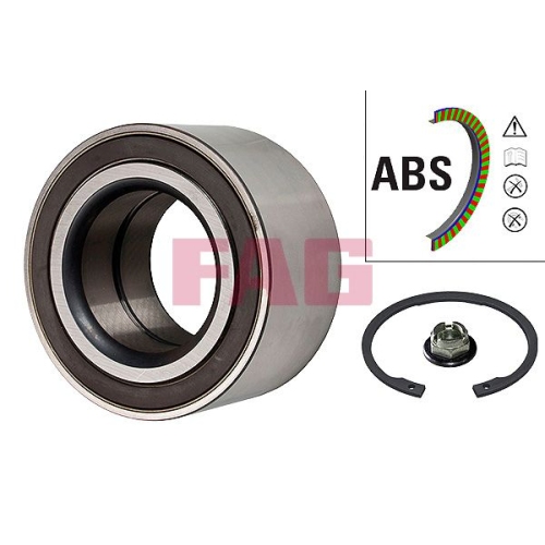 Radlagersatz FAG 713 6789 50 f&uuml;r FORD, Vorderachse