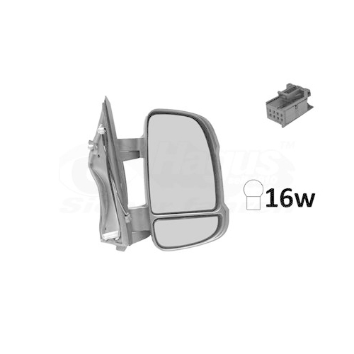 Au&szlig;enspiegel VAN WEZEL 0983808 * HAGUS * f&uuml;r CITRO&Euml;N/PEUGEOT, rechts