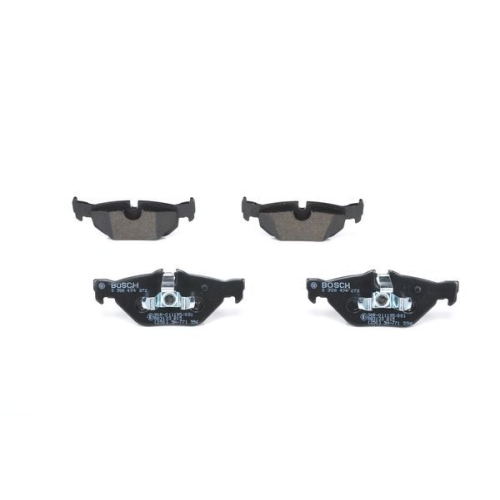 Bremsbelagsatz, Scheibenbremse BOSCH 0 986 494 272 f&uuml;r BMW, Hinterachse