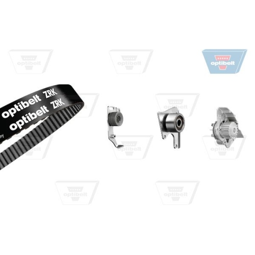 Wasserpumpe + Zahnriemensatz OPTIBELT KT 1040 W1 Optibelt-ZRK KIT f&uuml;r