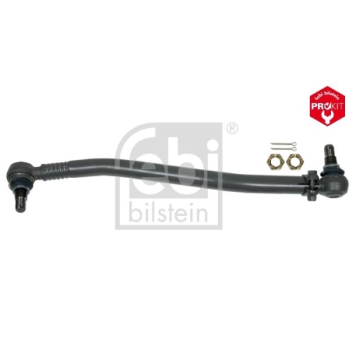 Febi Bilstein 18961 Lenkstange mit Kronenmuttern und Splinten, vom Lenkgetriebe zur 1. Vorderachse , 1 St&uuml;ck