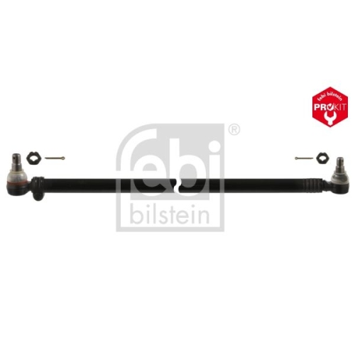 Febi Bilstein 39844 Lenkstange mit Kronenmuttern und Splinten, vom Lenkgetriebe zur 1. Vorderachse , 1 St&uuml;ck