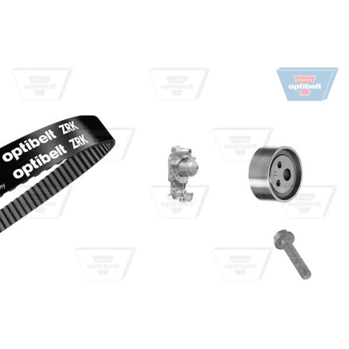 Wasserpumpe + Zahnriemensatz OPTIBELT KT 1126 W1 Optibelt-WAPU-KIT f&uuml;r