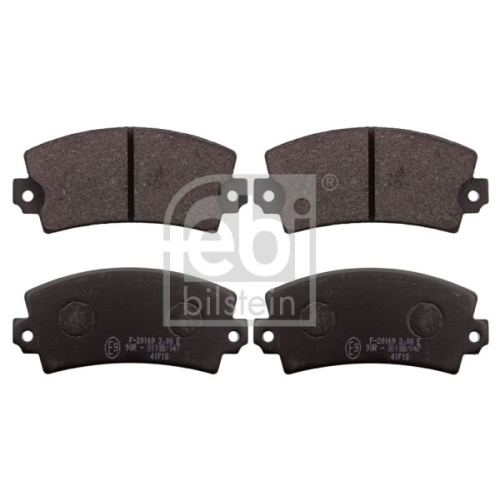 Febi Bilstein 116179 Bremsbelagsatz , 1 St&uuml;ck