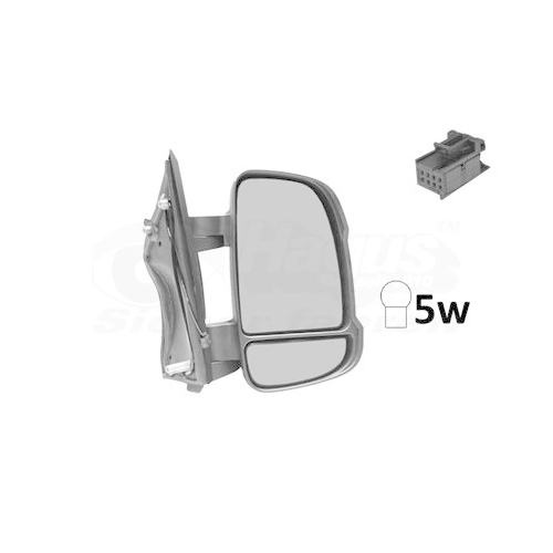 Au&szlig;enspiegel VAN WEZEL 1651808 * HAGUS * f&uuml;r FIAT CITRO&Euml;N/PEUGEOT, rechts