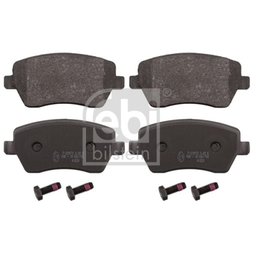 Febi Bilstein 116180 Bremsbelagsatz mit Schrauben , 1 St&uuml;ck