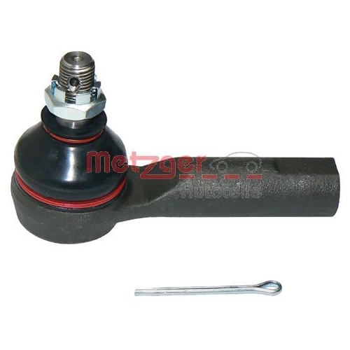 Spurstangenkopf METZGER 54014808 KIT + f&uuml;r NISSAN, Vorderachse links