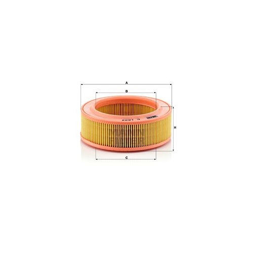 Luftfilter MANN-FILTER C 1833 f&uuml;r BEDFORD CHRYSLER VAUXHALL GENERAL MOTORS