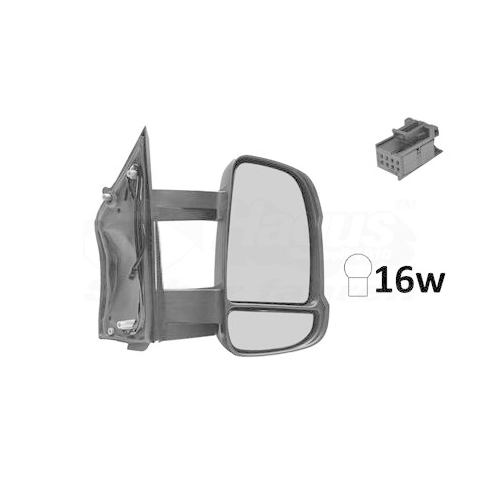 Au&szlig;enspiegel VAN WEZEL 1651818 * HAGUS * f&uuml;r FIAT, rechts