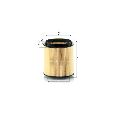 Luftfilter MANN-FILTER C 1869 f&uuml;r PORSCHE