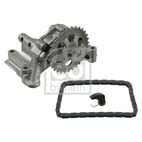 Febi Bilstein 1x 33751 &Ouml;lpumpensatz mit Kettenrad, Kette und Gleitschiene
