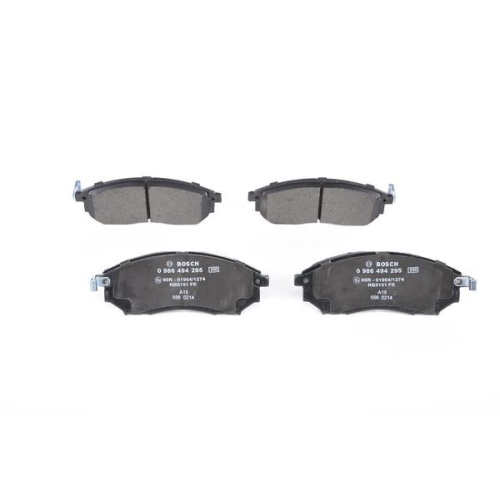 Bremsbelagsatz, Scheibenbremse BOSCH 0 986 494 295 f&uuml;r NISSAN RENAULT INFINITI