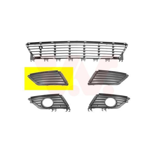 L&uuml;ftungsgitter, Sto&szlig;f&auml;nger VAN WEZEL 3779592 ** Equipart ** f&uuml;r OPEL