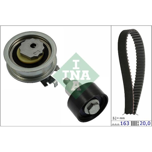 Zahnriemensatz INA 530 0592 10 f&uuml;r AUDI SEAT SKODA VW VW (FAW) VW (SVW)