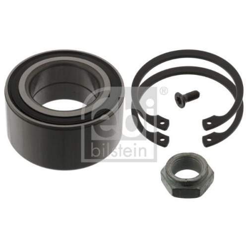 Febi Bilstein 05380 Radlagersatz mit Befestigungsschraube, Achsmutter und Sicherungsringen , 1 St&uuml;ck