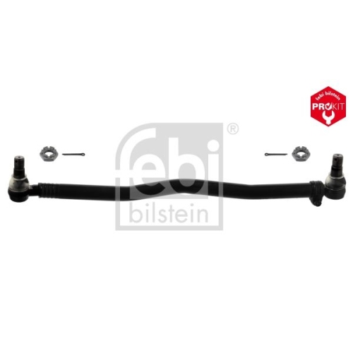 Febi Bilstein 44868 Lenkstange mit Kronenmuttern und Splinten, vom Lenkgetriebe zur 1. Vorderachse , 1 St&uuml;ck