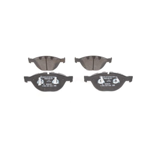 Bremsbelagsatz, Scheibenbremse BOSCH 0 986 494 349 f&uuml;r BMW JAGUAR ROLLS-ROYCE