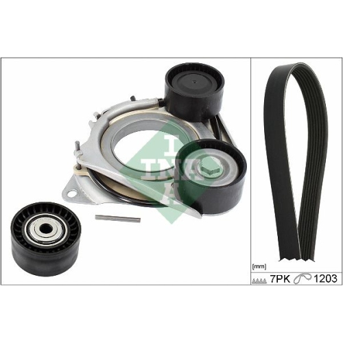 Keilrippenriemensatz INA 529 0363 10 f&uuml;r RENAULT