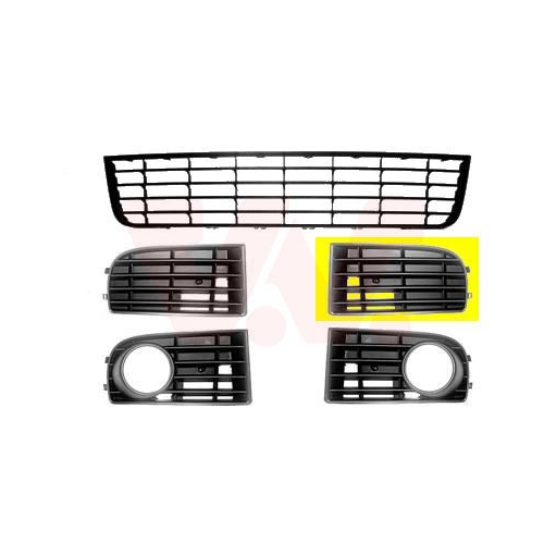 L&uuml;ftungsgitter, Sto&szlig;f&auml;nger VAN WEZEL 5894591 ** Equipart ** f&uuml;r VW, vorne links