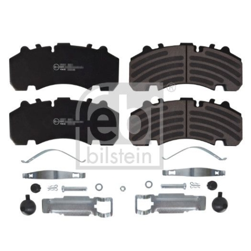 Febi Bilstein 16606 Bremsbelagsatz mit Anbaumaterial , 1 St&uuml;ck