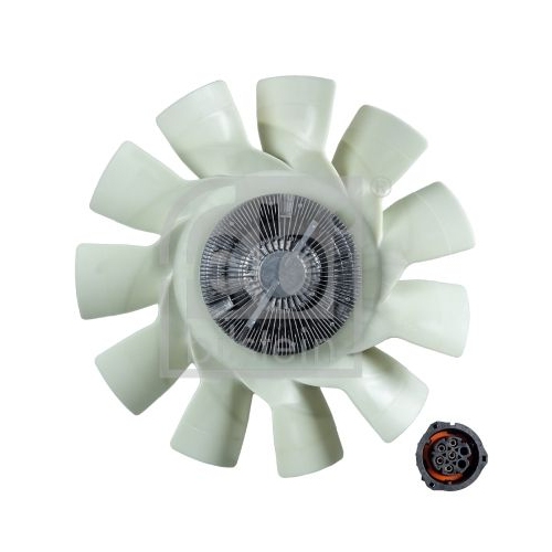 Febi Bilstein 101061 L&uuml;fterkupplung mit L&uuml;fterfl&uuml;gel , 1 St&uuml;ck