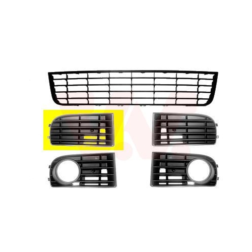 L&uuml;ftungsgitter, Sto&szlig;f&auml;nger VAN WEZEL 5894592 ** Equipart ** f&uuml;r VW, vorne rechts