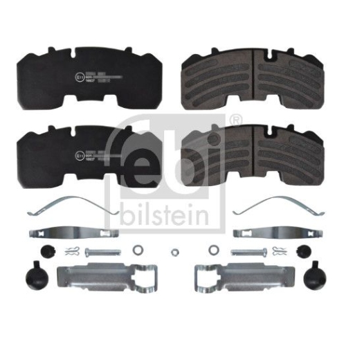 Febi Bilstein 16607 Bremsbelagsatz mit Anbaumaterial , 1 St&uuml;ck