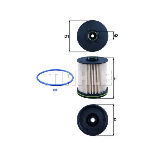 Kraftstofffilter KNECHT KX 491D f&uuml;r GMC OPEL VAUXHALL