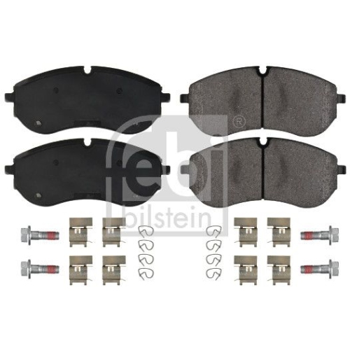 Febi Bilstein 1x 172319 Bremsbelagsatz, Scheibenbremse f&uuml;r MAN VW, Vorderachse