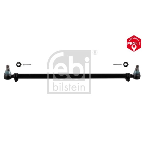 Febi Bilstein 38230 Lenkstange mit Kronenmuttern und Splinten, vom 1. Lenkzwischenhebel zur 2. Vorderachse , 1 St&uuml;ck