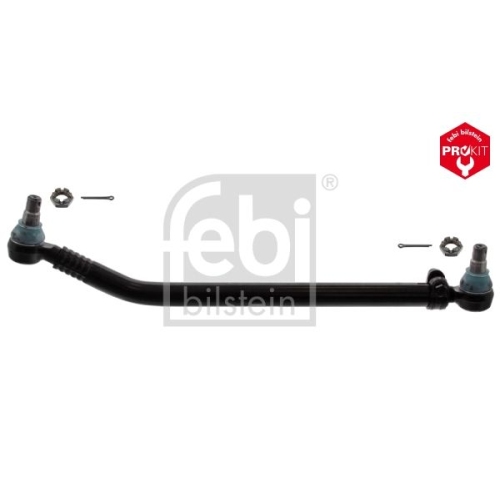 Febi Bilstein 09920 Lenkstange mit Kronenmuttern und Splinten, vom Lenkgetriebe zur 1. Vorderachse , 1 St&uuml;ck