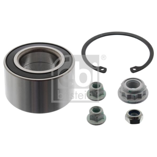 Febi Bilstein 14250 Radlagersatz mit Achsmutter, Muttern und Sicherungsring , 1 St&uuml;ck