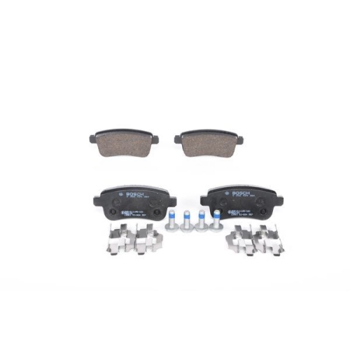 Bremsbelagsatz, Scheibenbremse BOSCH 0 986 494 384 f&uuml;r RENAULT, Hinterachse