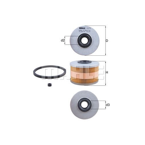 Kraftstofffilter KNECHT KX 79D f&uuml;r OPEL RENAULT