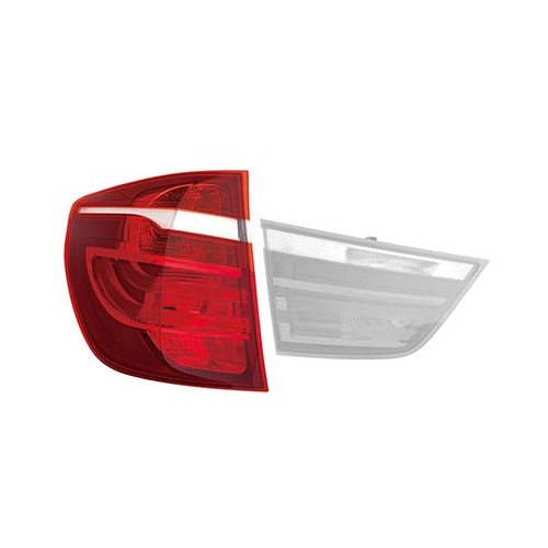 Heckleuchte VAN WEZEL 0682935 f&uuml;r BMW, links, f&uuml;r Fahrzeuge mit LED-Heckleuchten