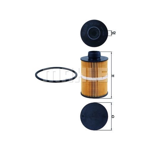 Kraftstofffilter KNECHT KX 208D f&uuml;r CITRO&Euml;N FIAT GMC OPEL PEUGEOT SAAB SUBARU