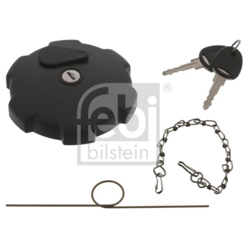 Febi Bilstein 46450 Tankdeckel abschlie&szlig;bar, unbel&uuml;ftet mit Dichtung und Kette , 1 St&uuml;ck