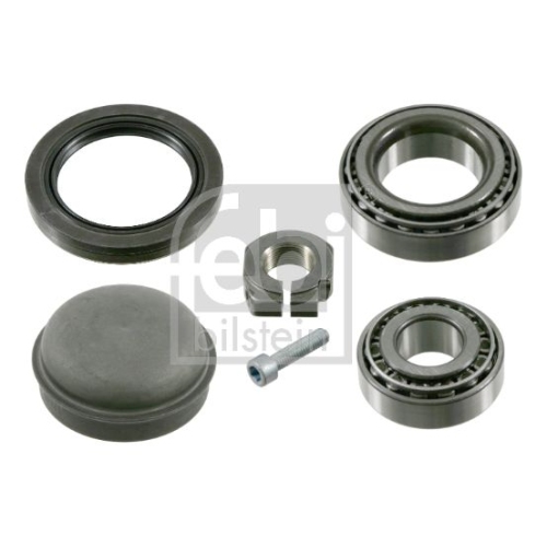 Febi Bilstein 22435 Radlagersatz mit Anbaumaterial und Fett , 1 St&uuml;ck