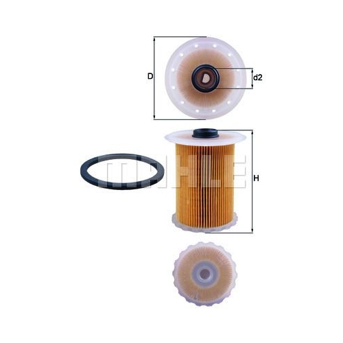 Kraftstofffilter KNECHT KX 183D f&uuml;r NISSAN OPEL RENAULT VAUXHALL