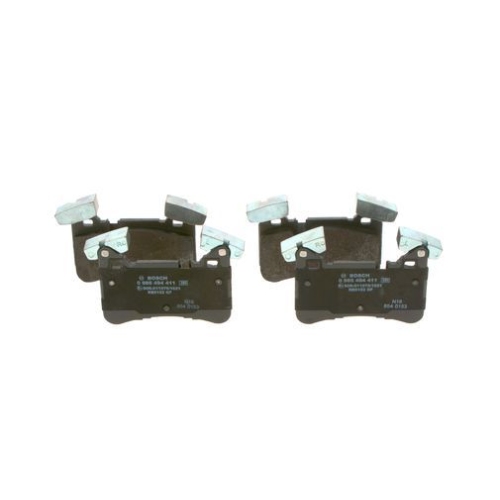 Bremsbelagsatz, Scheibenbremse BOSCH 0 986 494 411 f&uuml;r MERCEDES-BENZ