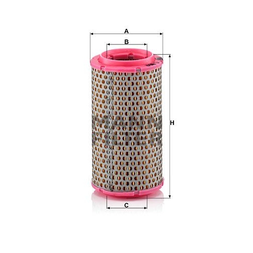 Luftfilter MANN-FILTER C 816/2 f&uuml;r FIAT FORD GENERAL MOTORS MOTO GUZZI